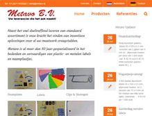 Tablet Screenshot of metavo.be